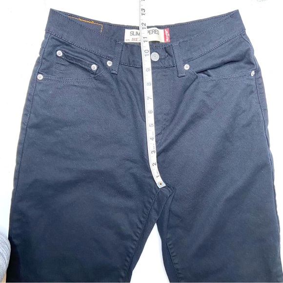 LEVI’S 512 Slim Tapered Black Jean - Picture 9 of 11